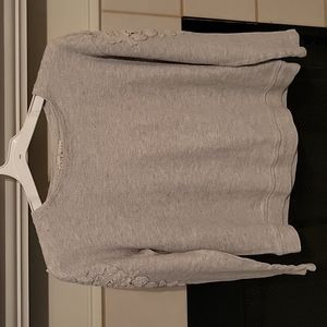 Knox Rose long sleeve sweater (heather grey)